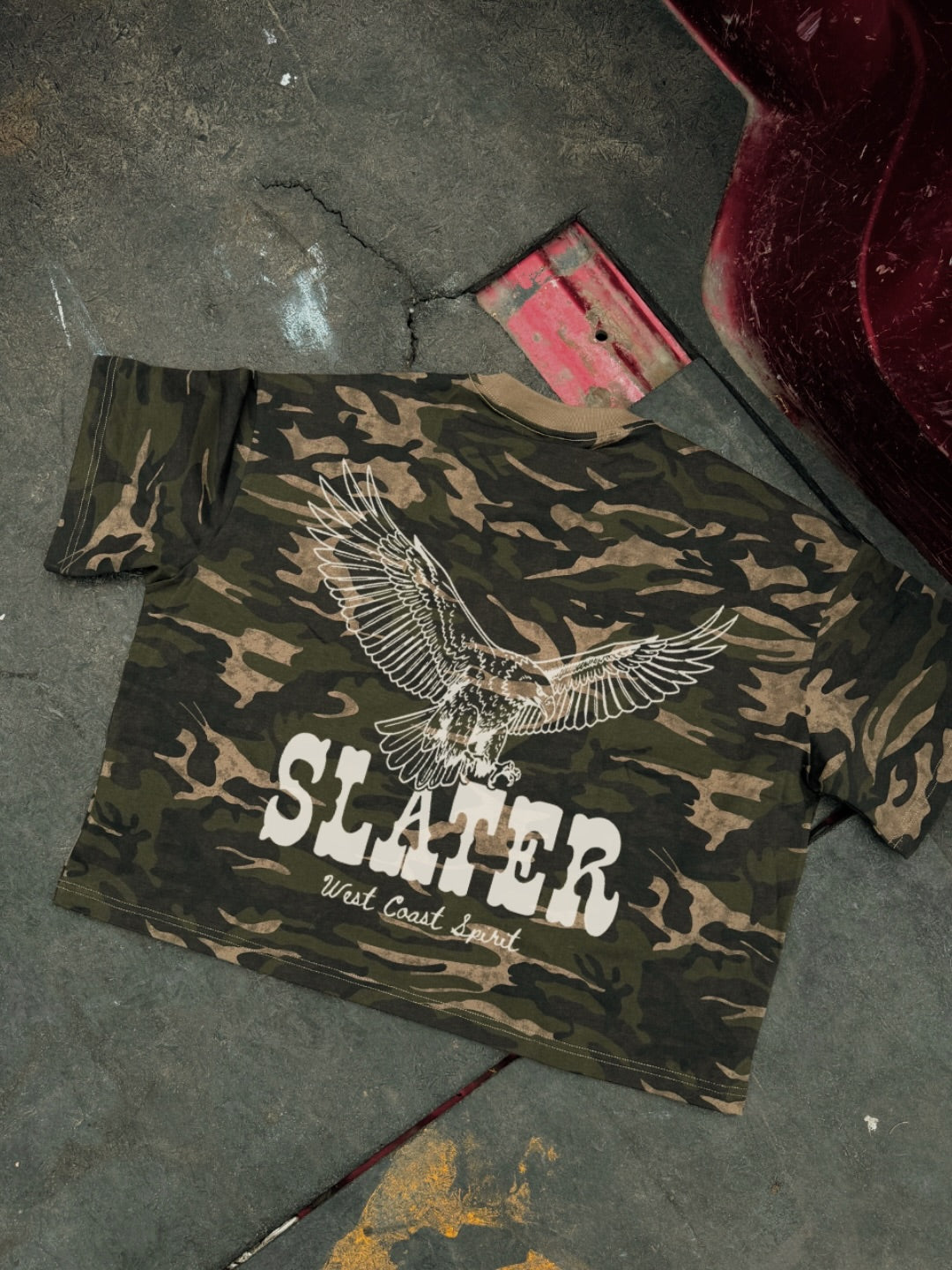 Free Spirit Boxy Tee x Camo