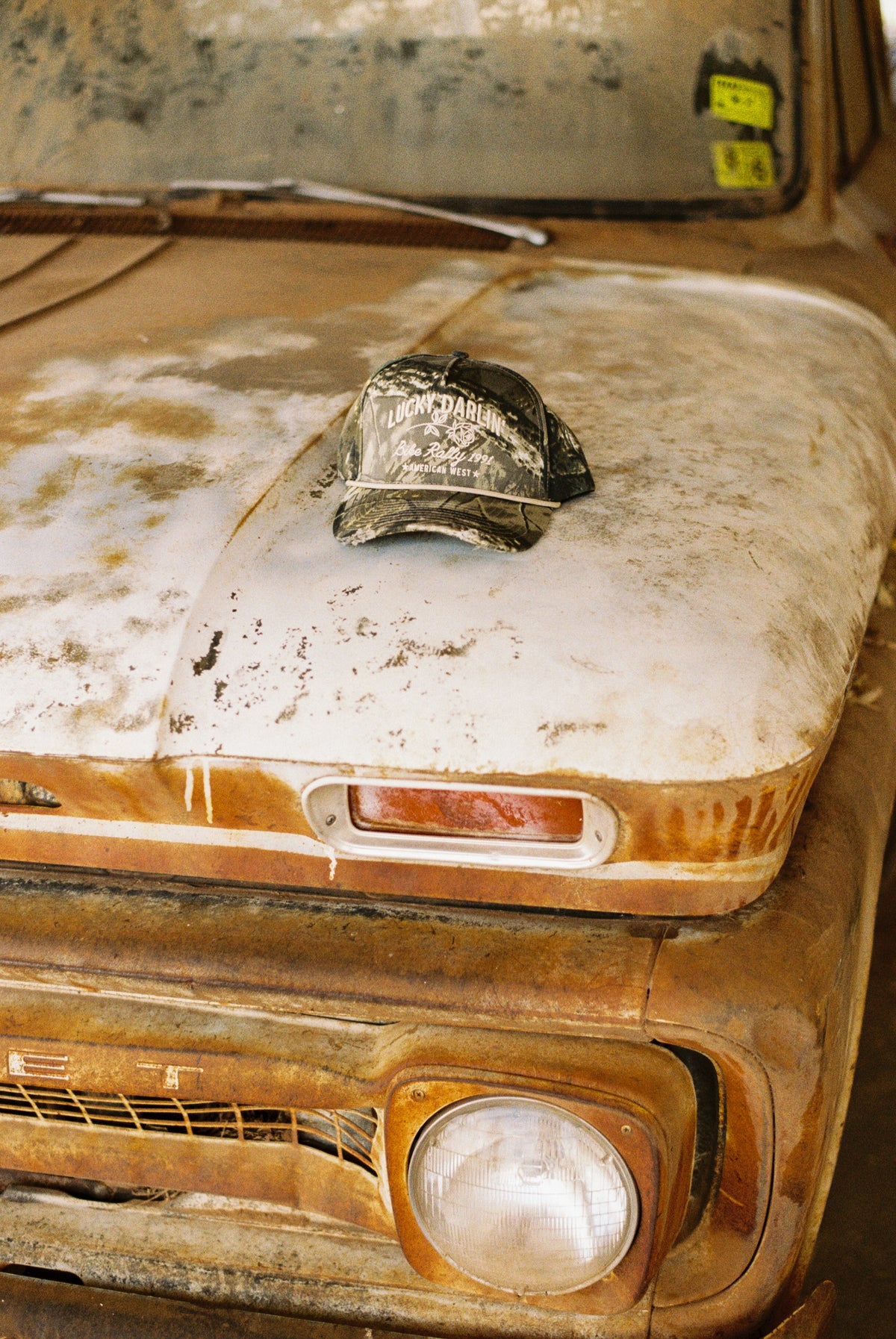 Limited Edition: Lucky Darlin’ Camo Distressed Hat
