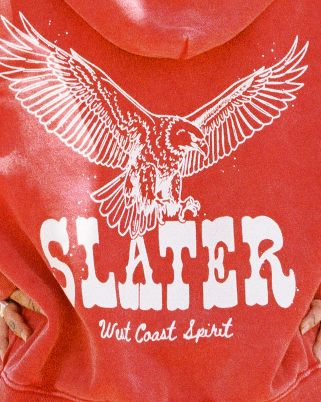 Free Spirit Boxy Fleece Hoodie x Strawberry