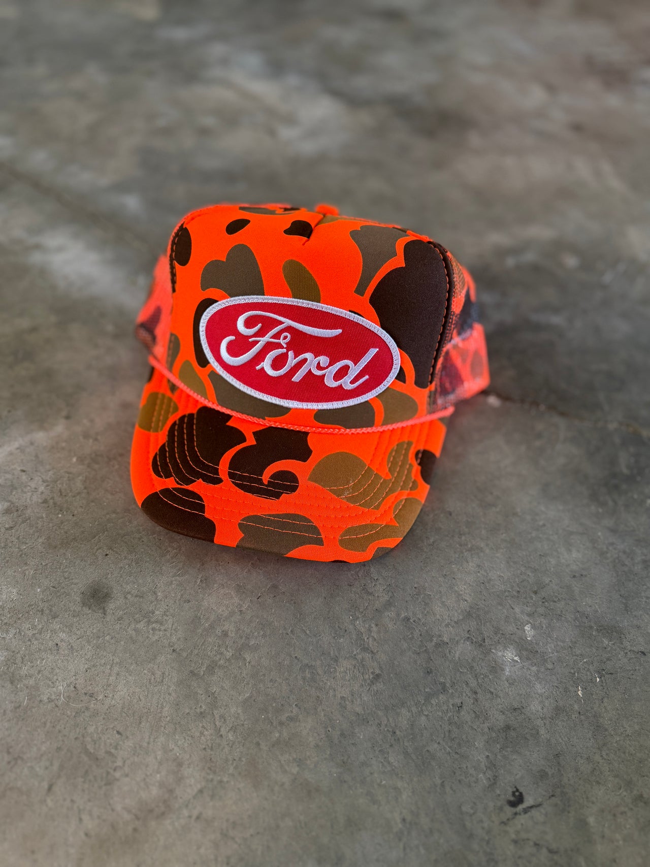 LIMITED EDITION: Built Tough Trucker Hat x Hunter Camo