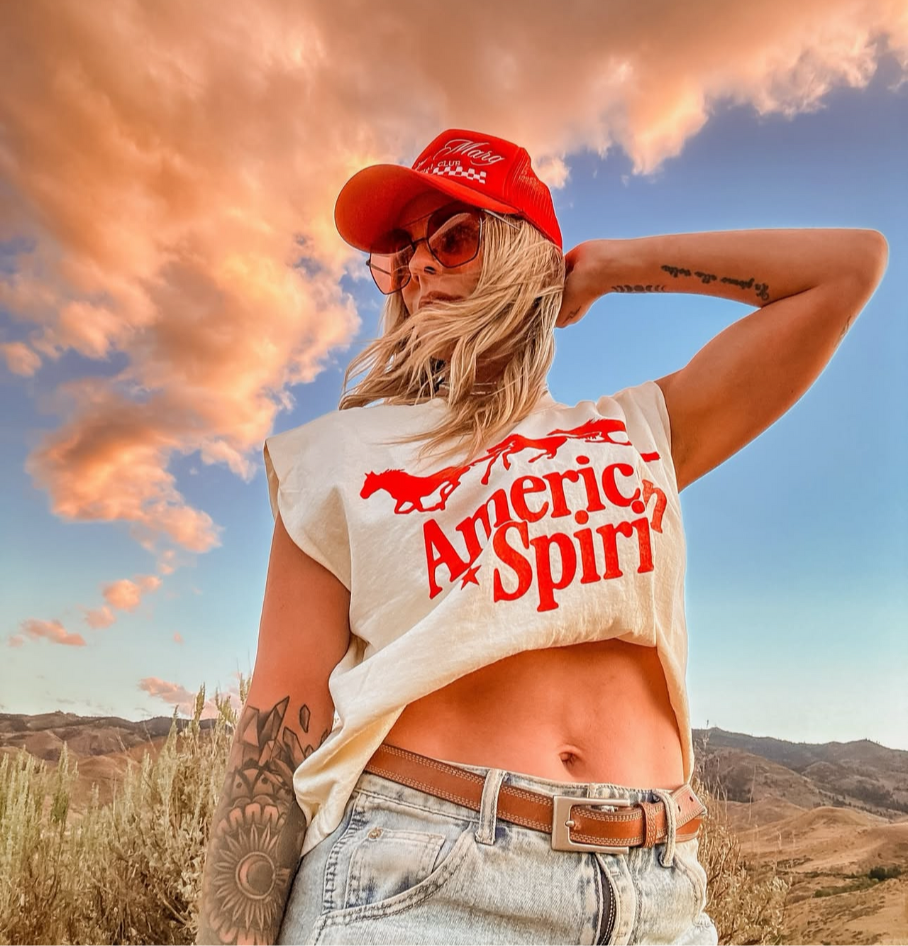 American Spirit Muscle Tank Top
