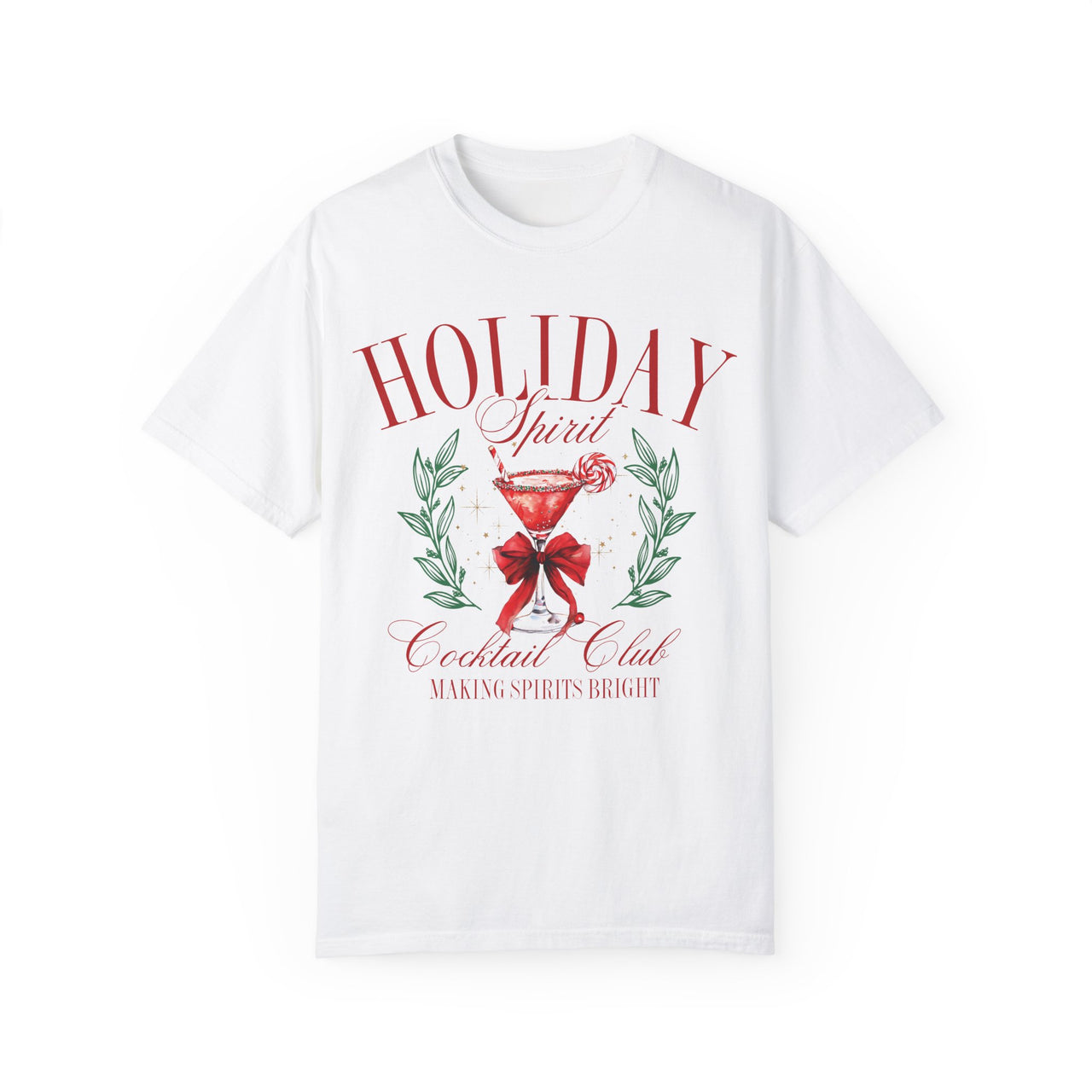 Holiday Spirit Cocktail Club Tee