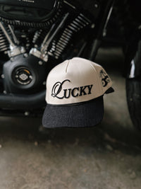 How Lucky Are We Corduroy Hat