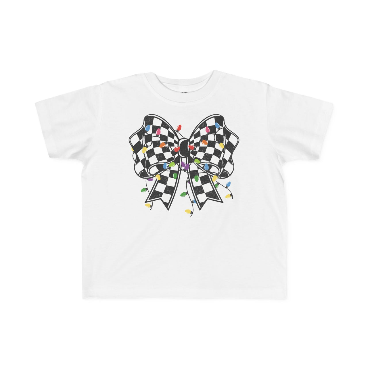 Checkered Christmas Toddler Tee