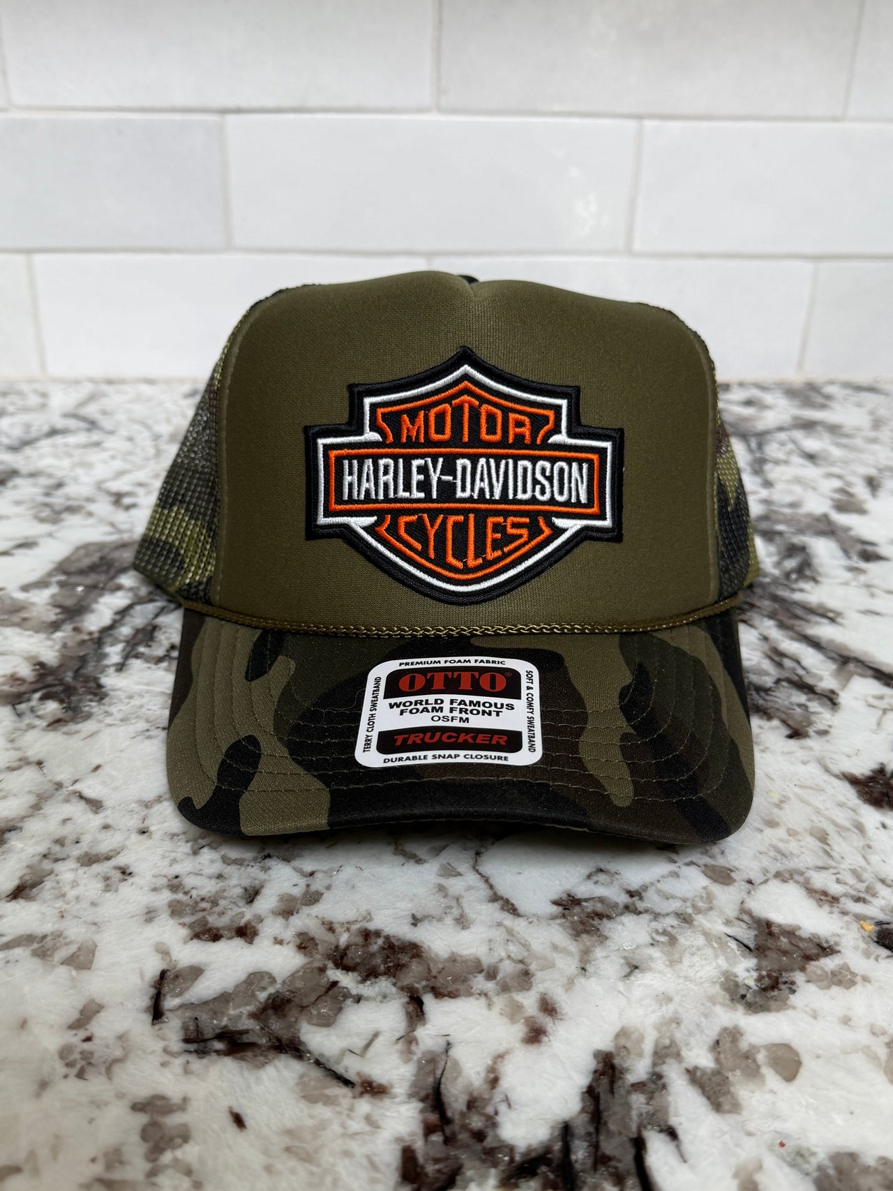 LIMITED EDITION: Shield Trucker Hat x Split Camo