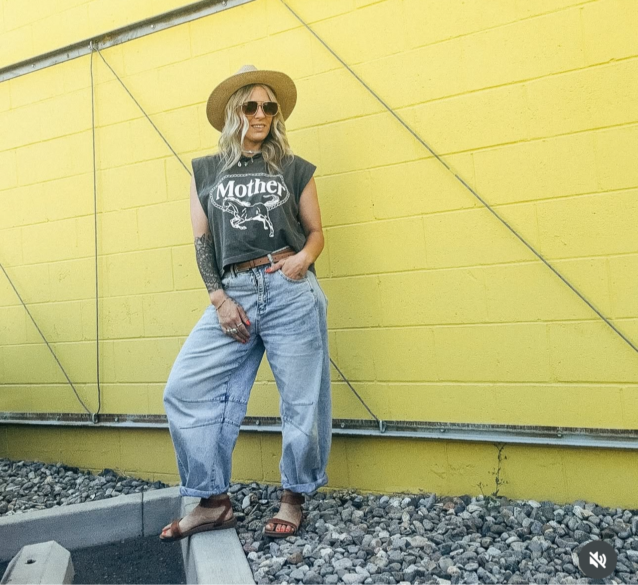 Outlaw Mother Muscle Tank Top
