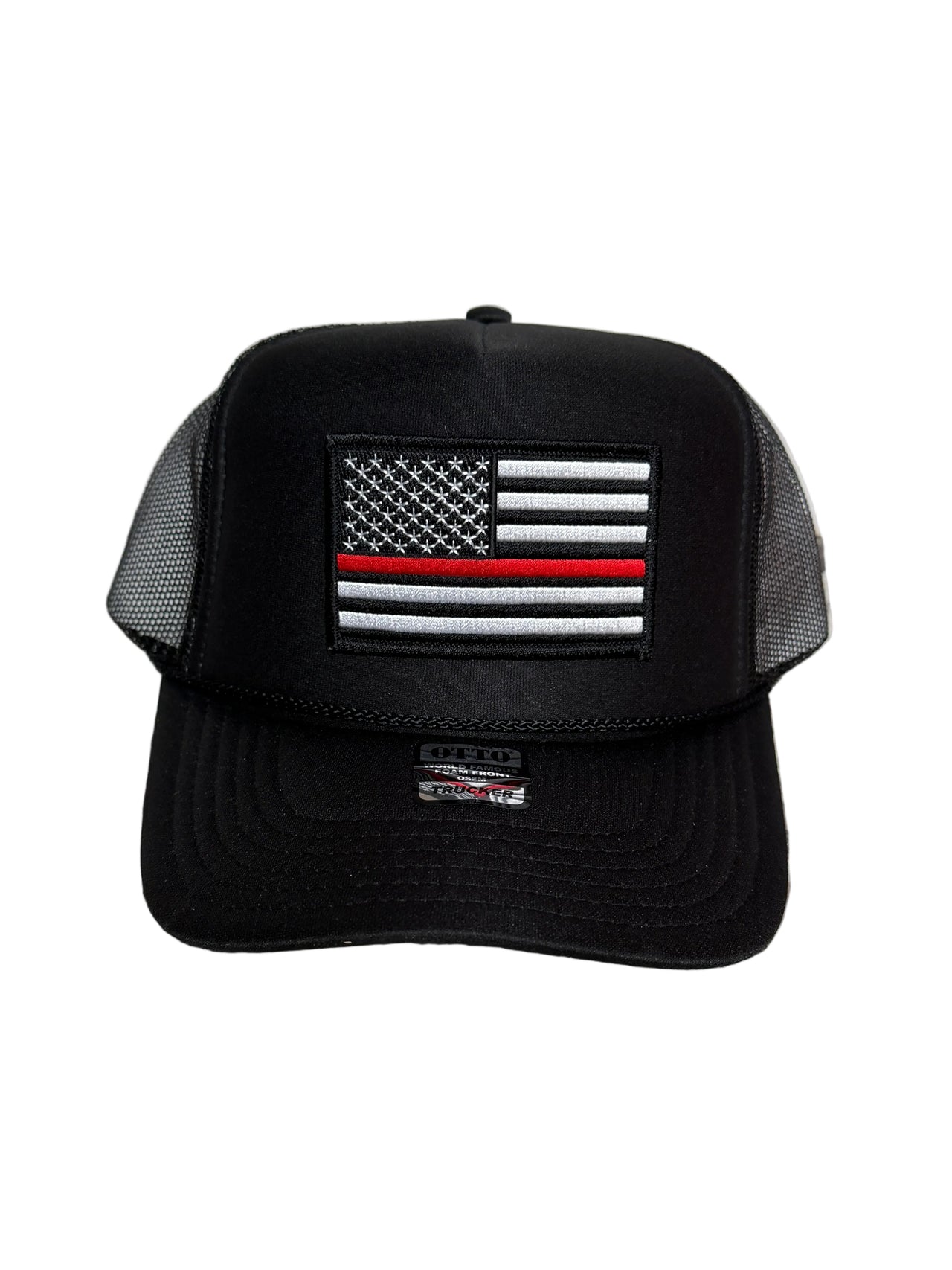 LIMITED EDITION: USA Red Trucker Hat x Black