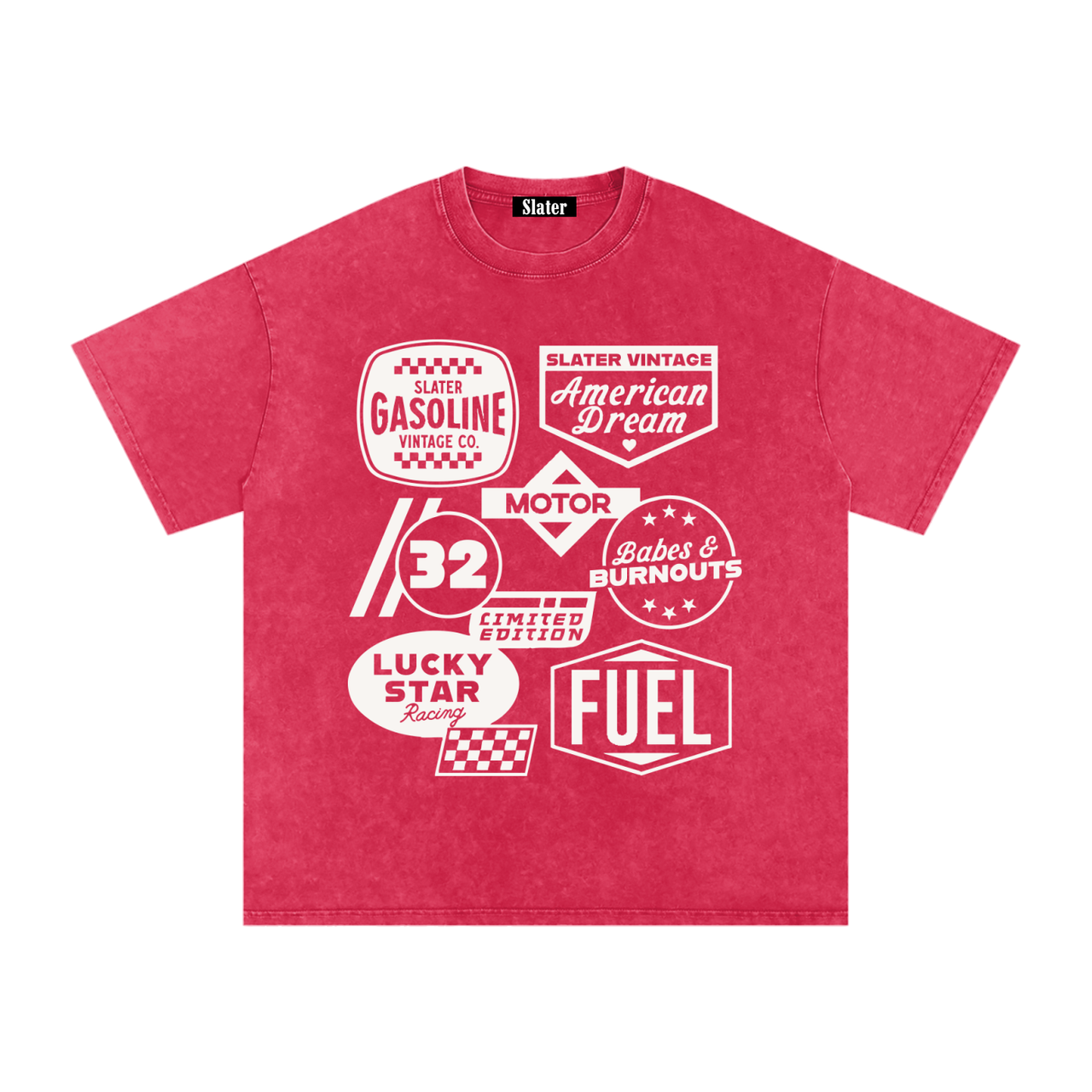 LIMITED EDITION: Lucky Star Acid Wash Tee x Strawberry