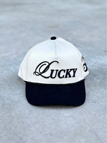 How Lucky Are We Corduroy Hat