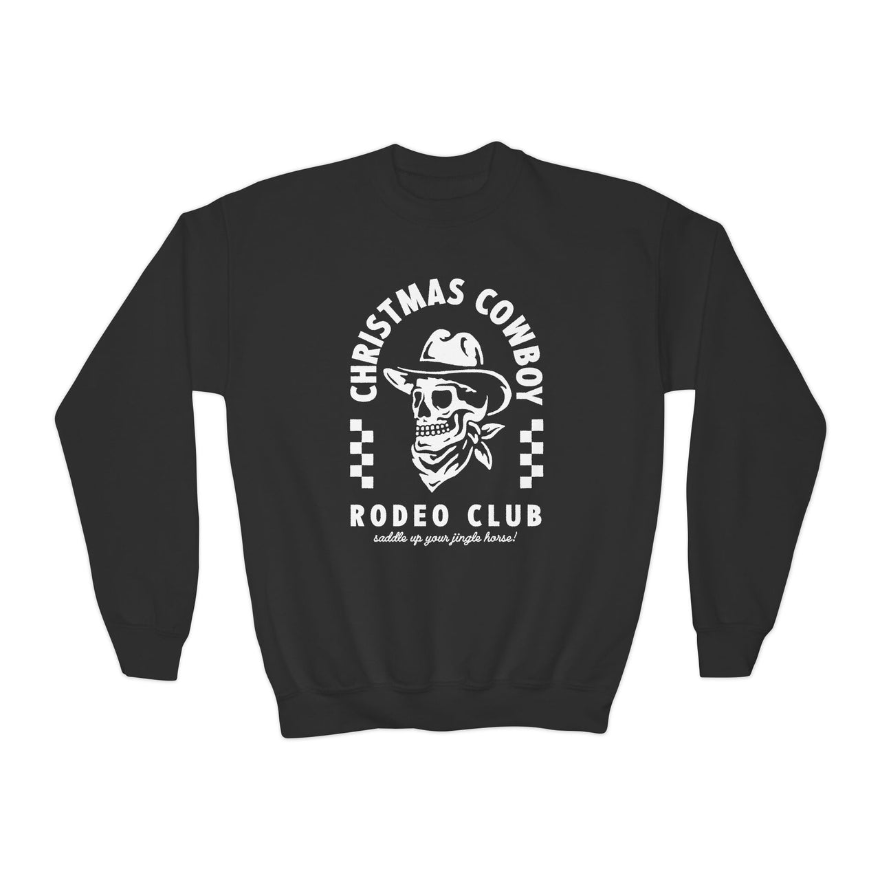 Christmas Cowboy Youth Sweatshirt