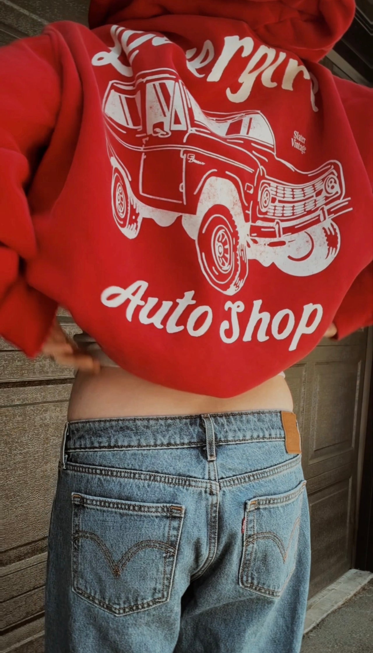 Lovergirl Heavyweight Sunfaded Hoodie Sweatshirt x Strawberry