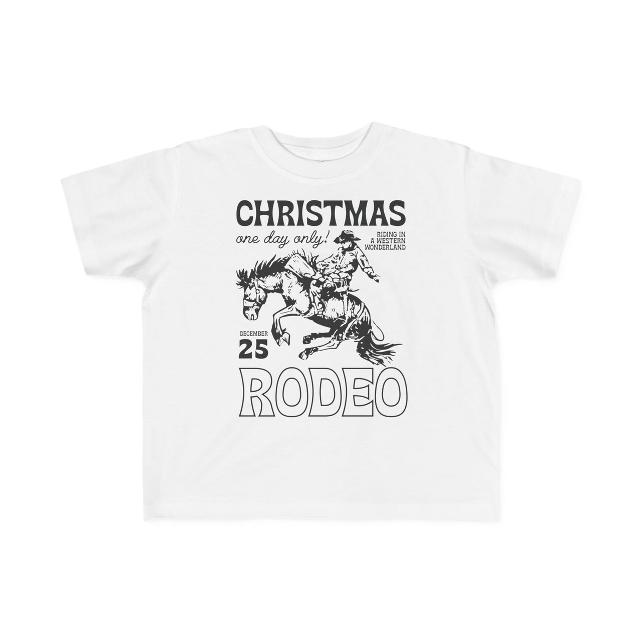 Christmas Rodeo Toddler Tee