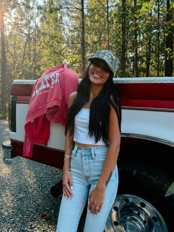 Limited Edition: Lucky Darlin’ Camo Distressed Hat