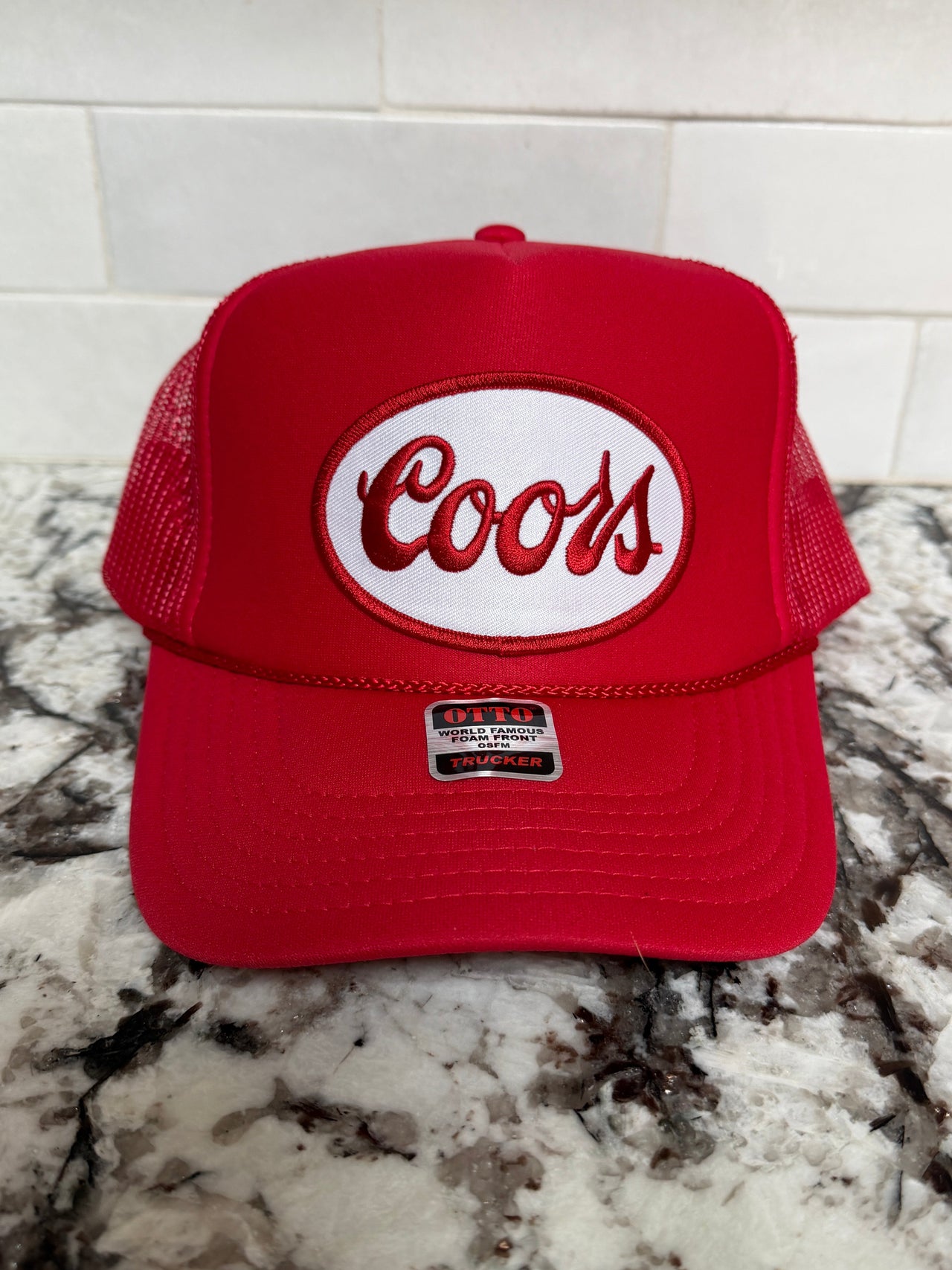 LIMITED EDITION: Banquet Classic Logo Trucker Hat x Red