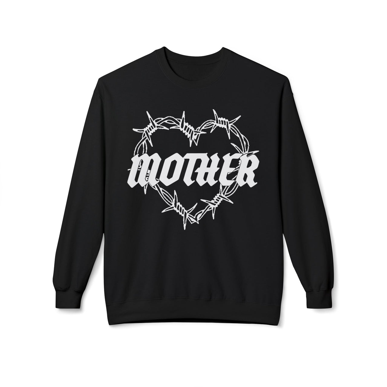 Mother Barbed Wire Street Style Crewneck Sweatshirt