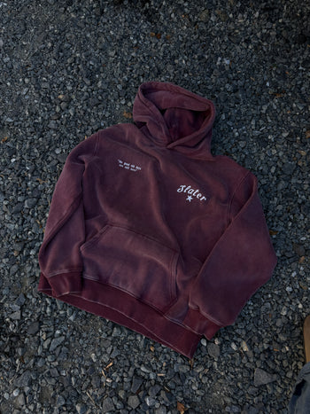 HOMEGROWN SUNFADE SWEATSHIRT x CRANBERRY