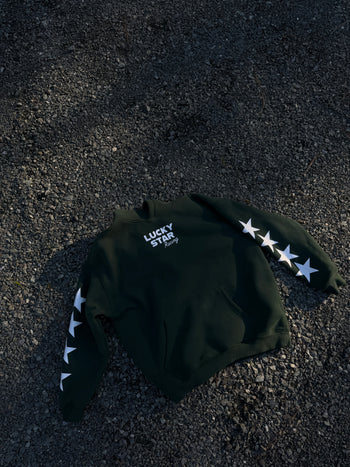 LIMITED EDITION: Lucky Star Hoodie Sweatshirt x Spruce Green
