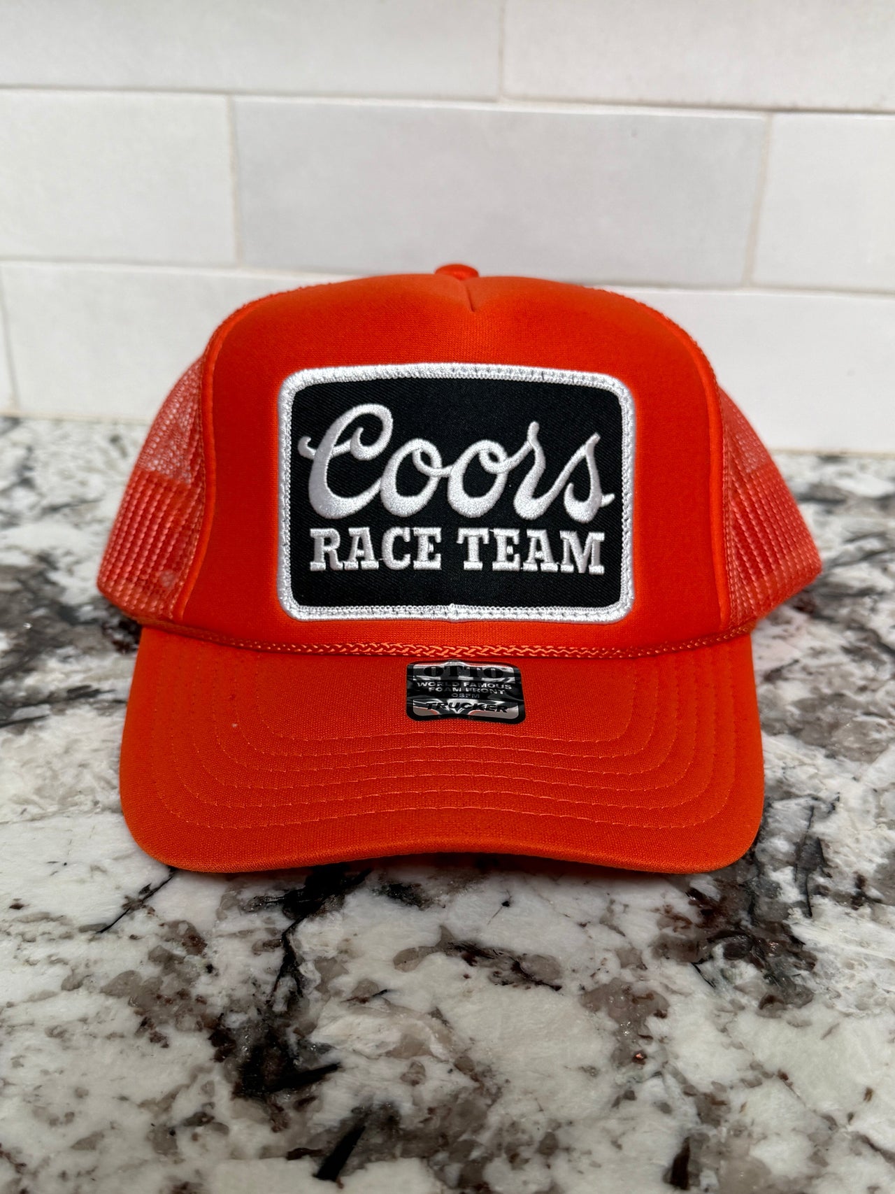 LIMITED EDITION: Banquet Race Team Trucker Hat x Orange