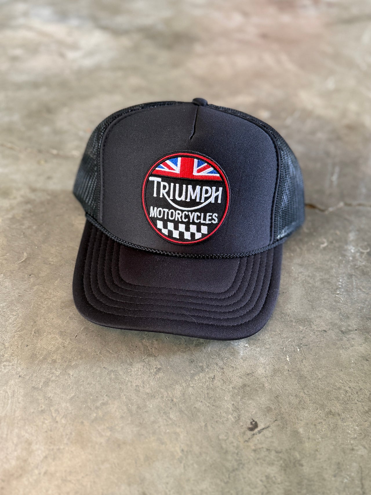 LIMITED EDITION: Motorcycle Flag Trucker Hat