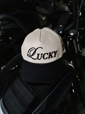How Lucky Are We Corduroy Hat