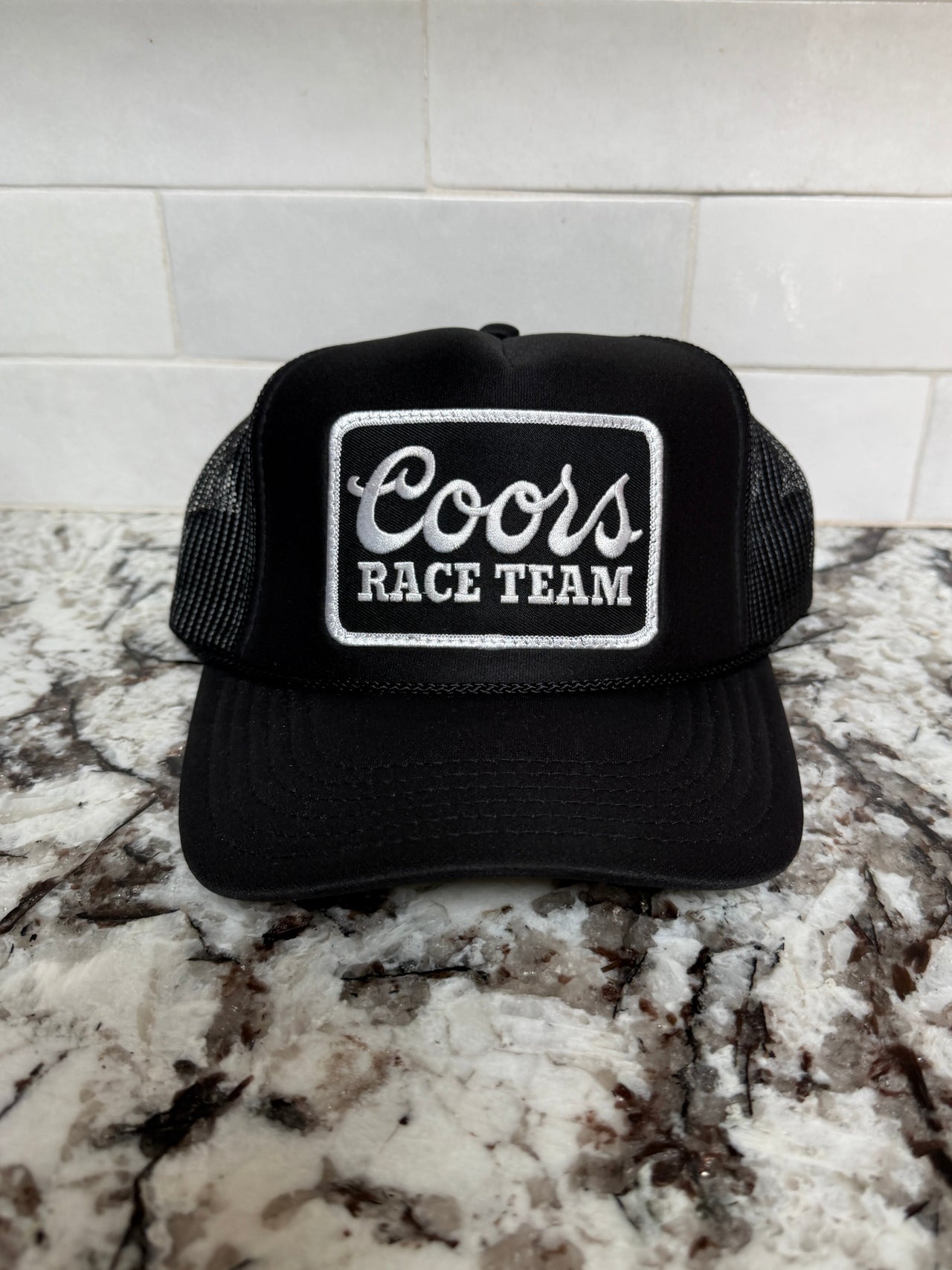 LIMITED EDITION: Race Team Trucker Hat x Black