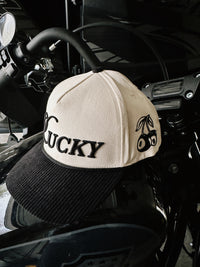 How Lucky Are We Corduroy Hat