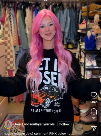 Get In Loser Heather Crewneck Sweatshirt