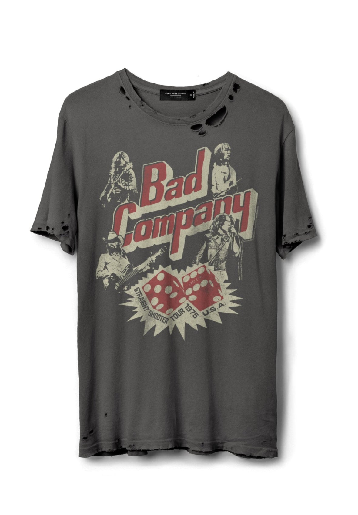 Bad Co Distressed Band Tee