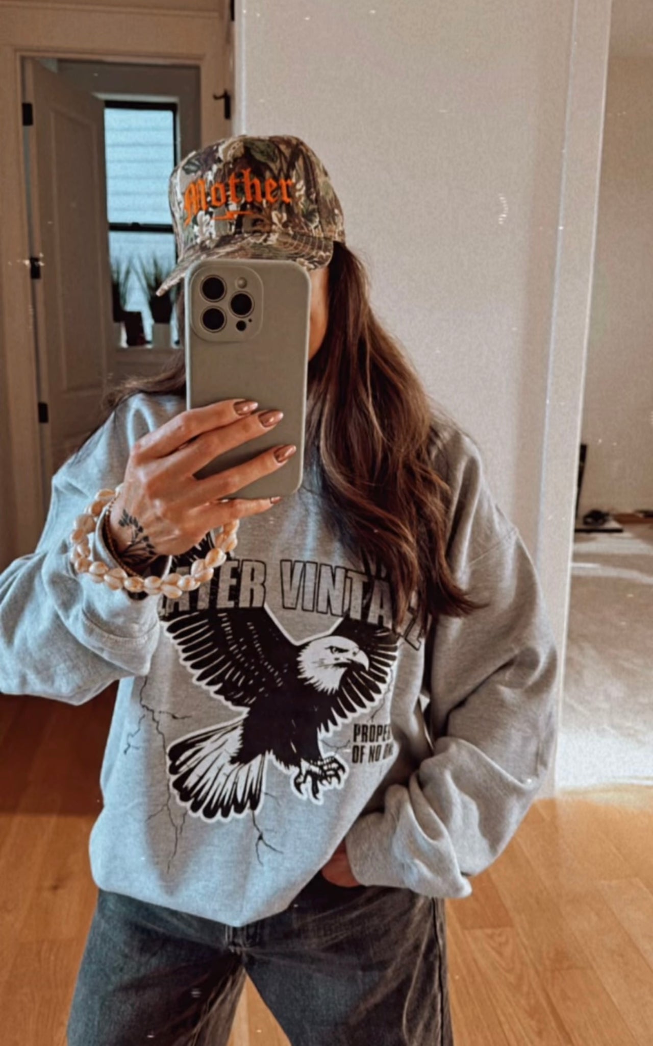 Screamin' Eagle Street Style Crewneck Sweatshirt