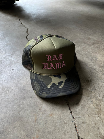 Rad Mama Embroidered Trucker Hat