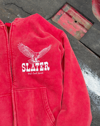 Free Spirit Boxy Fleece Hoodie x Strawberry