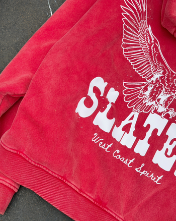 Free Spirit Boxy Fleece Hoodie x Strawberry