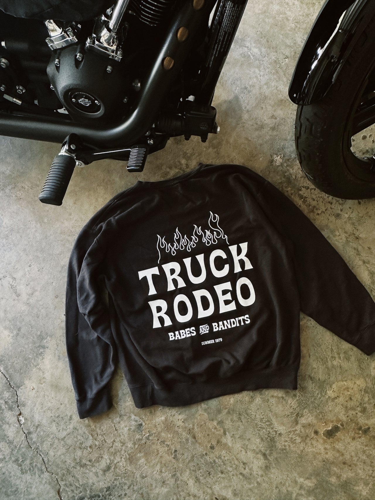 Truck Rodeo Summer Crewneck Sweatshirt