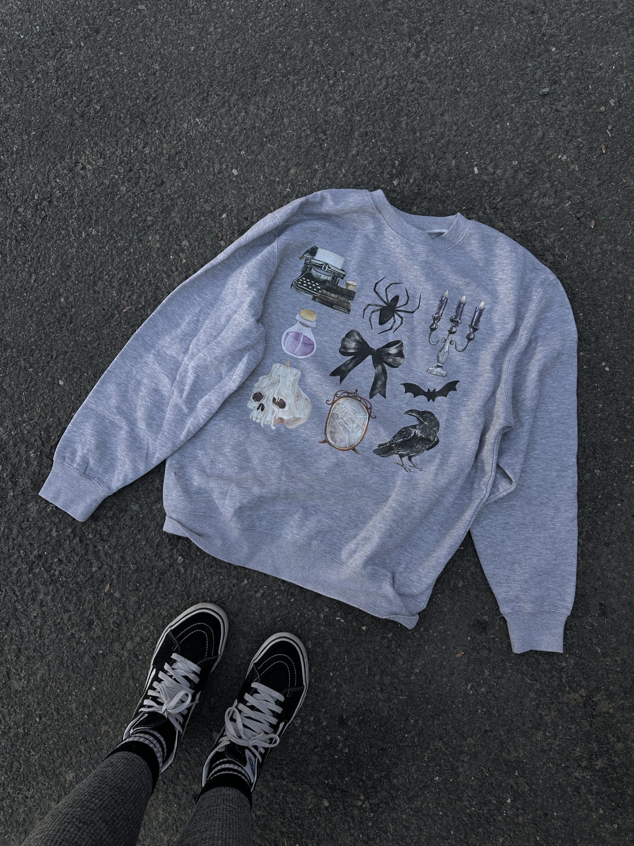 Black Magic Collage Crewneck Sweatshirt