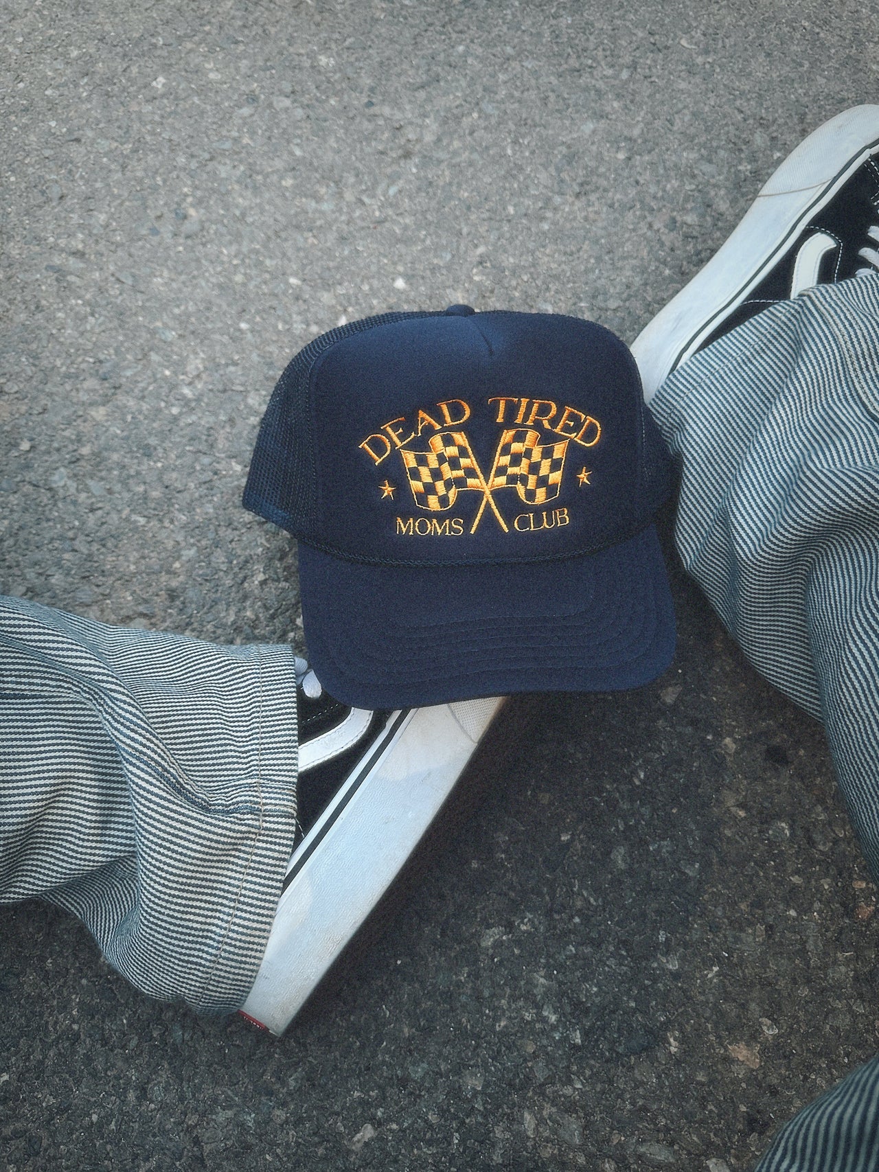 Dead Tired Moms Club Trucker Hat