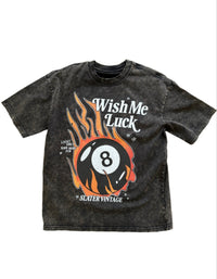 Wish Me Luck Distressed Tee