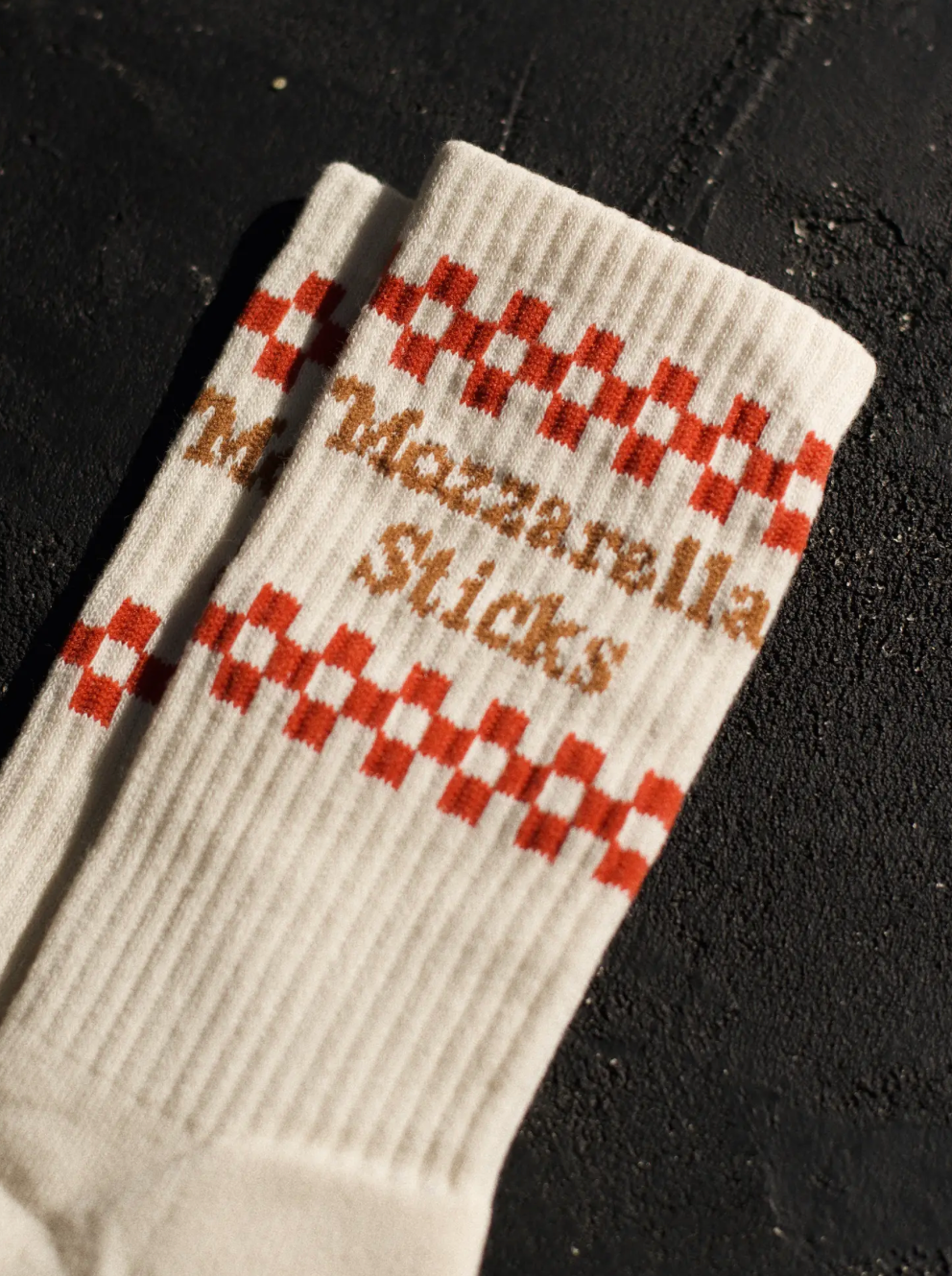 Mozzarella Sticks Crew Socks