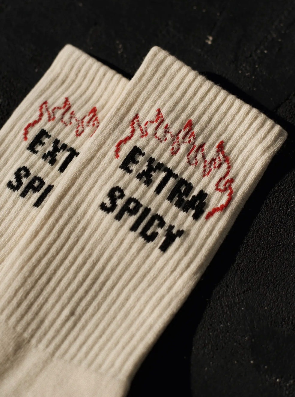 Extra Spicy Crew Socks