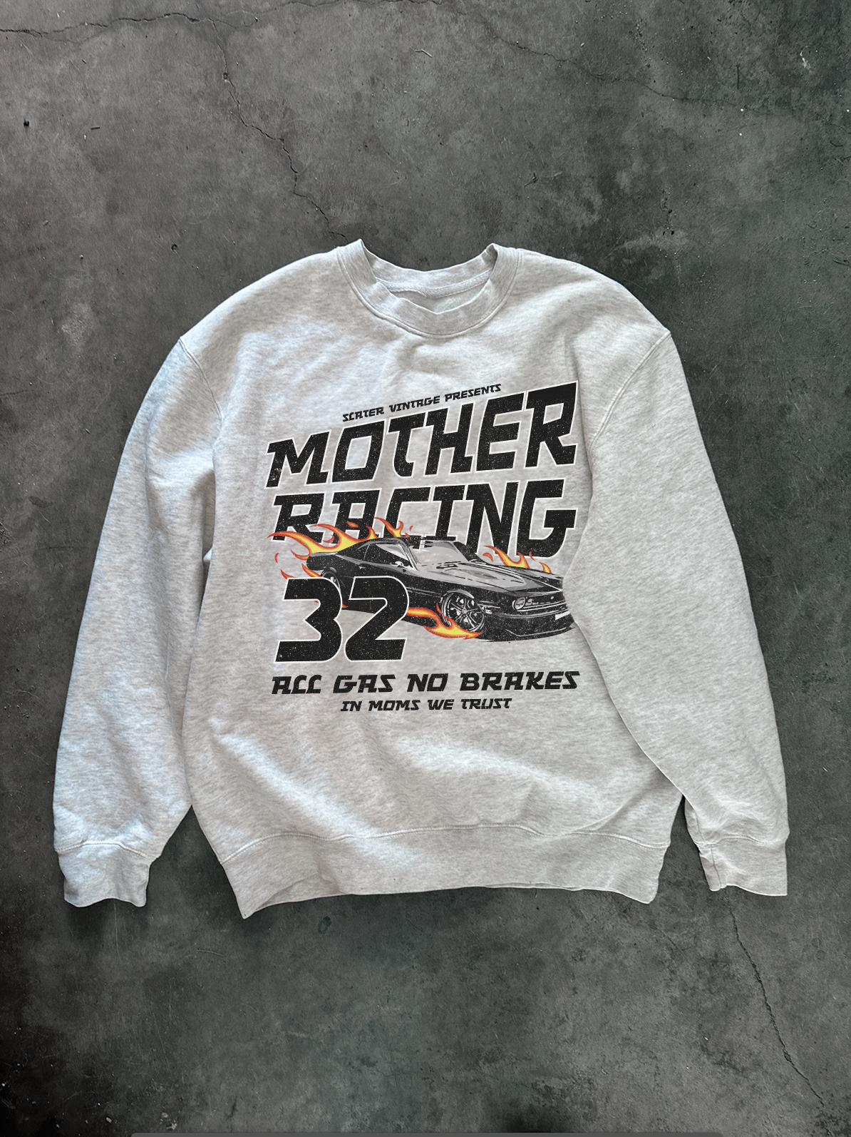 Mother Racing Crewneck Sweatshirt