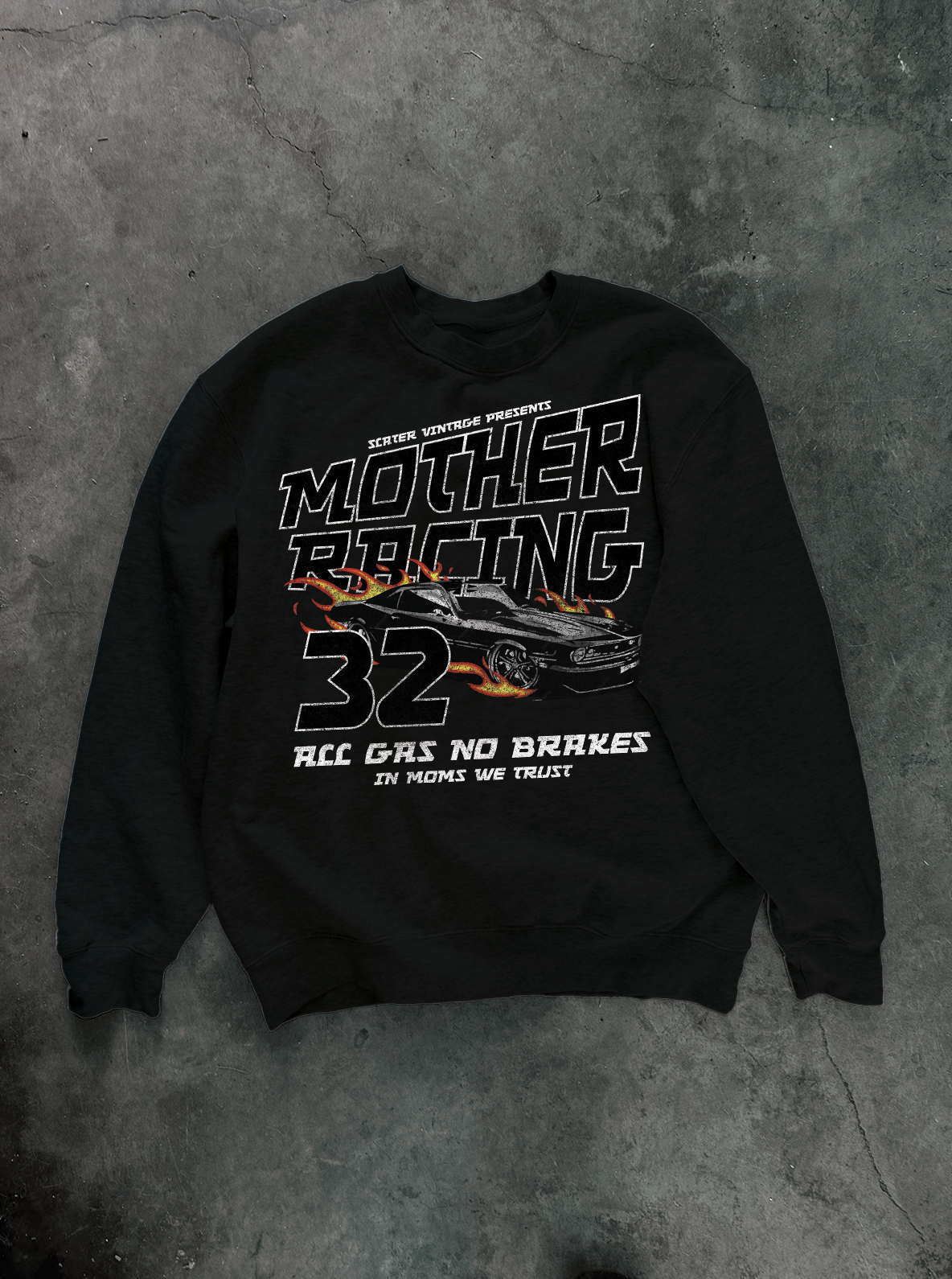 Mother Racing Crewneck Sweatshirt