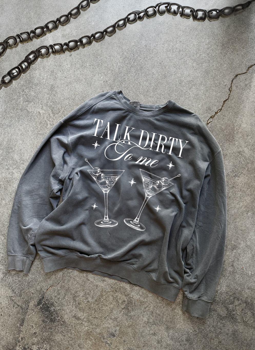 Extra Dirty Vintage Wash Crewneck Sweatshirt