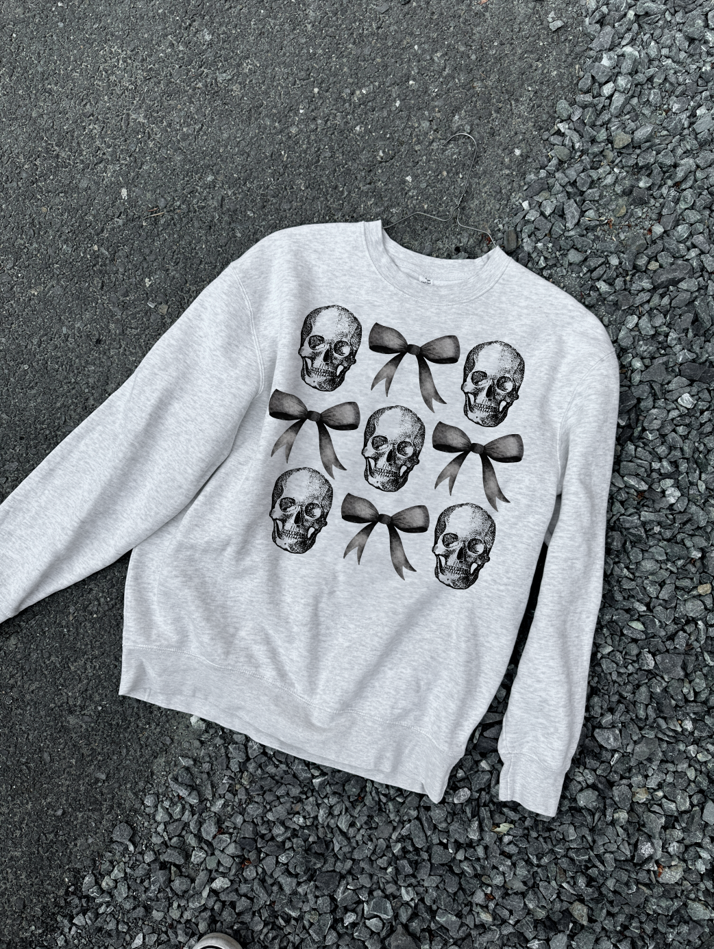 Skulls and Bows Luxe Crewneck Sweatshirt