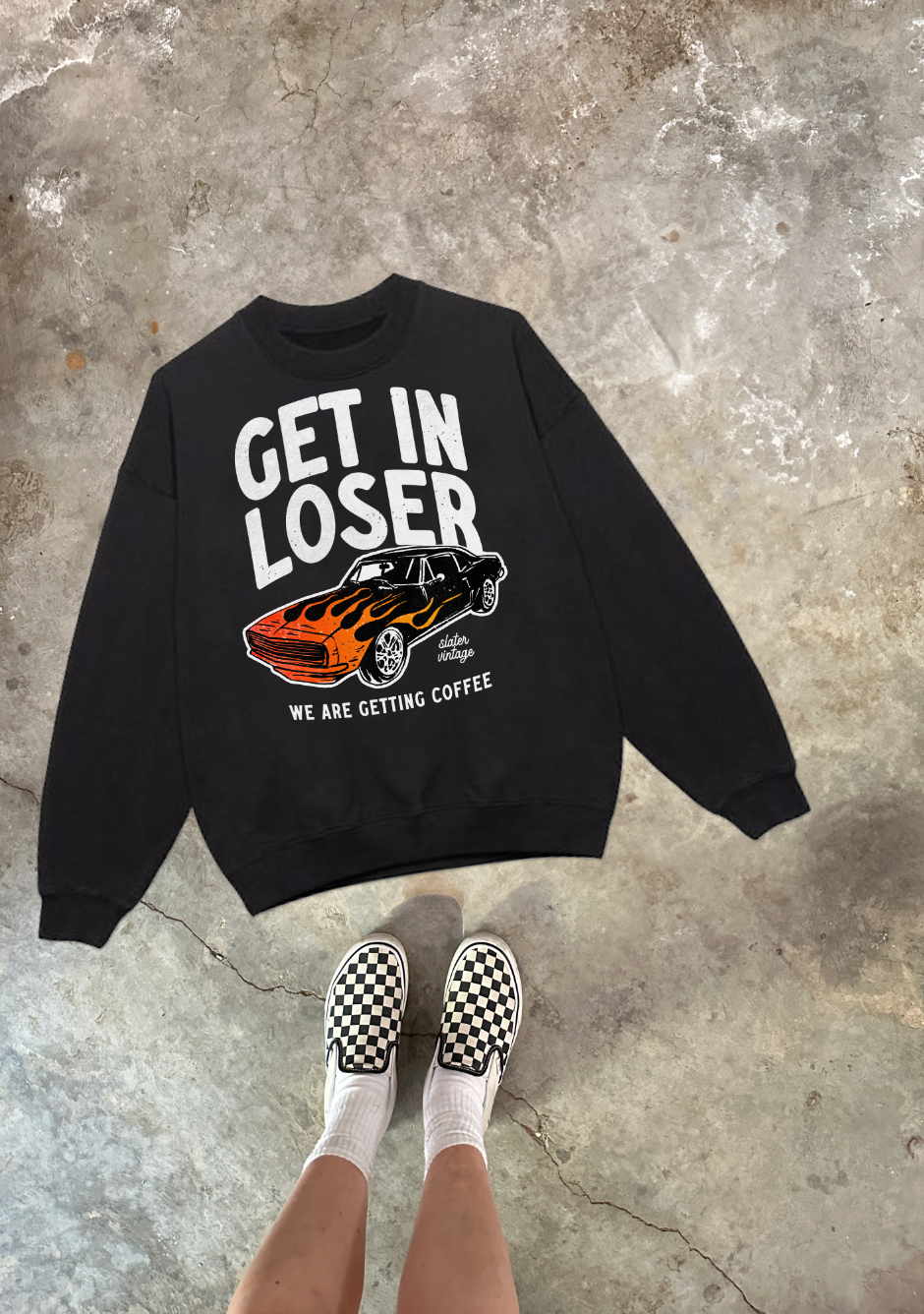 Get In Loser Luxe Crewneck Sweatshirt