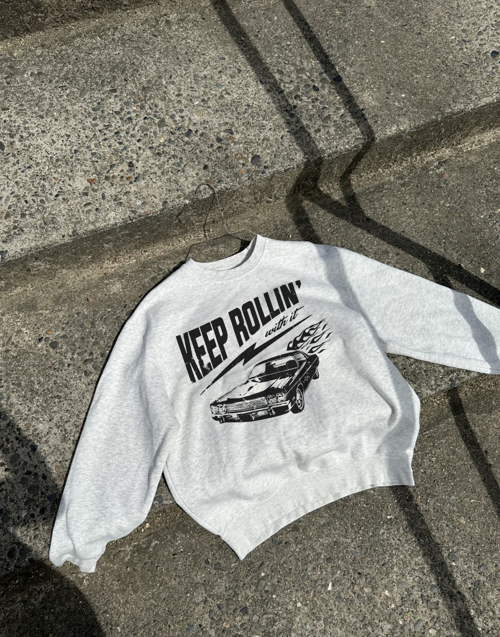 Going Nowhere Fast Luxe Crewneck Sweatshirt