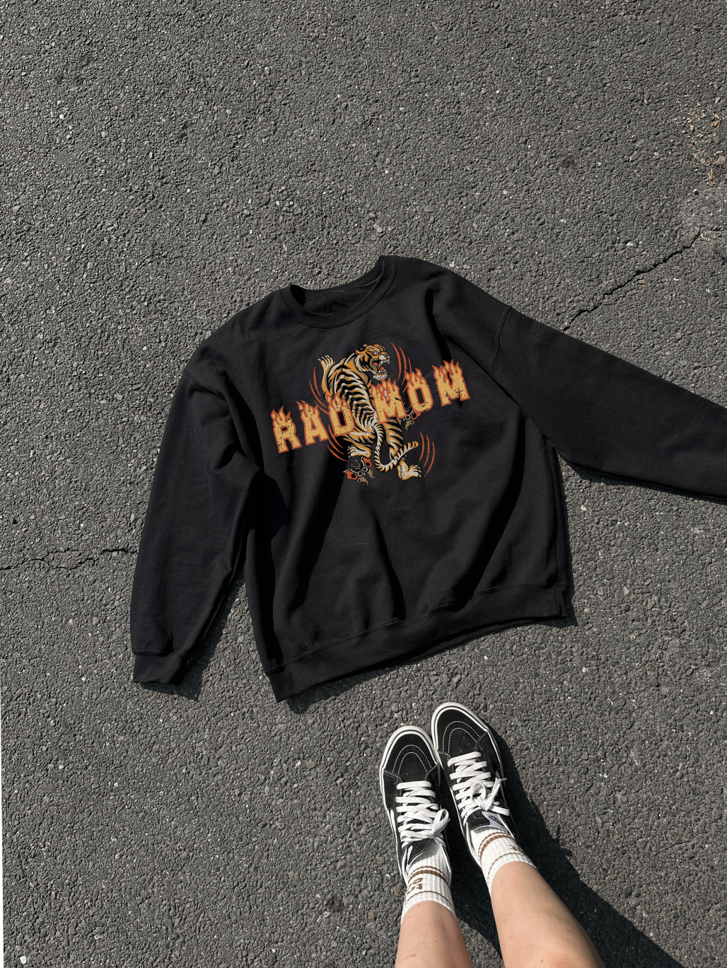 Baddie Mother Luxe Crewneck Sweatshirt