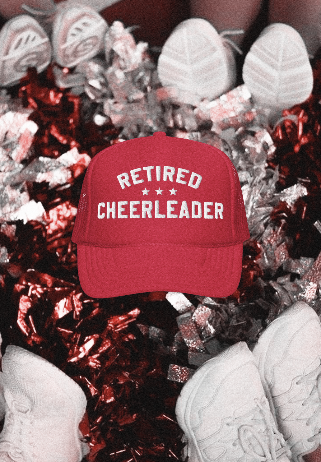 Retired Cheerleader Trucker Hat