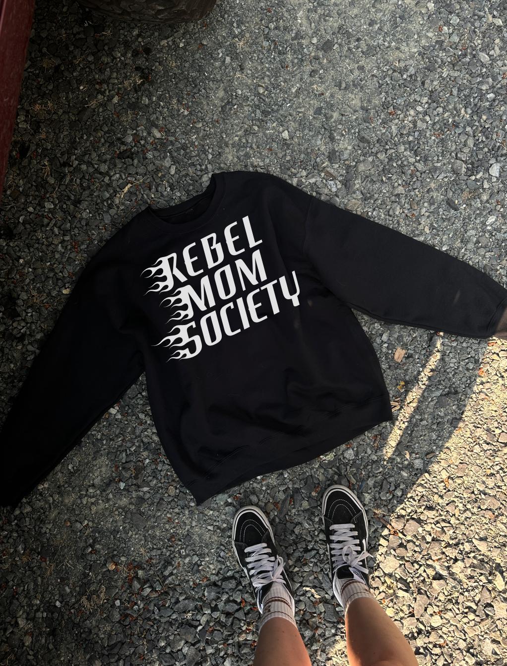 Rebel Mom Society Street Style Crewneck Sweatshirt