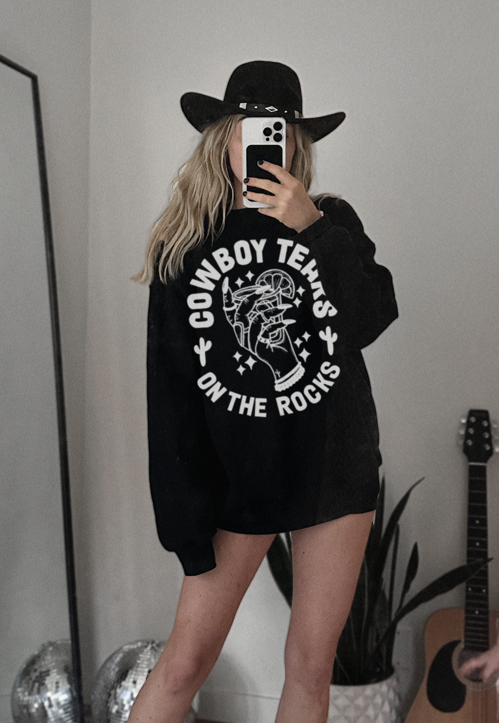 Cowboy Tears Crewneck Sweatshirt