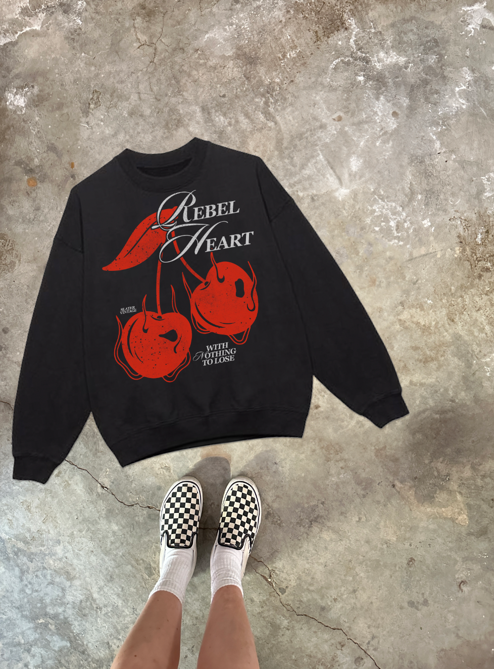 Rebel Heart Crewneck Sweatshirt