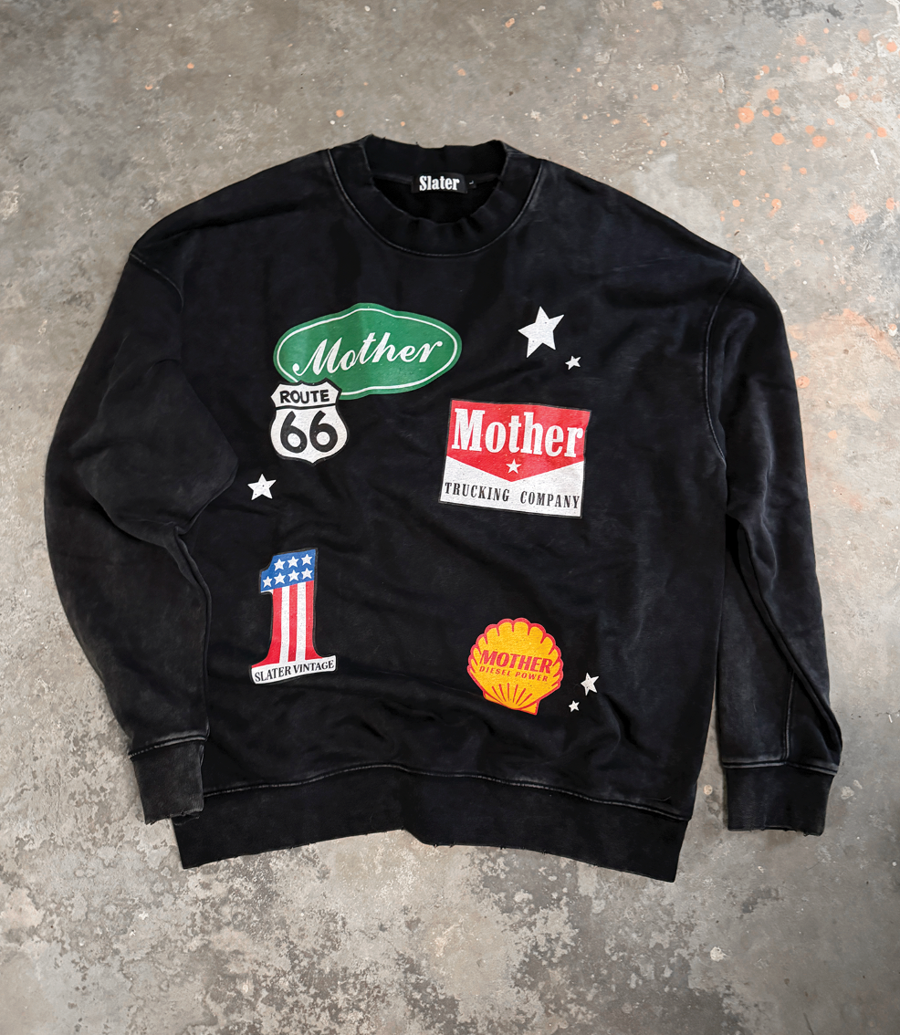 All American Mother Acid Wash Sweatshirt